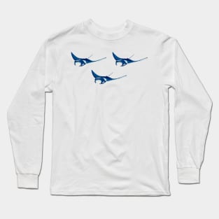 3 manta rays Long Sleeve T-Shirt